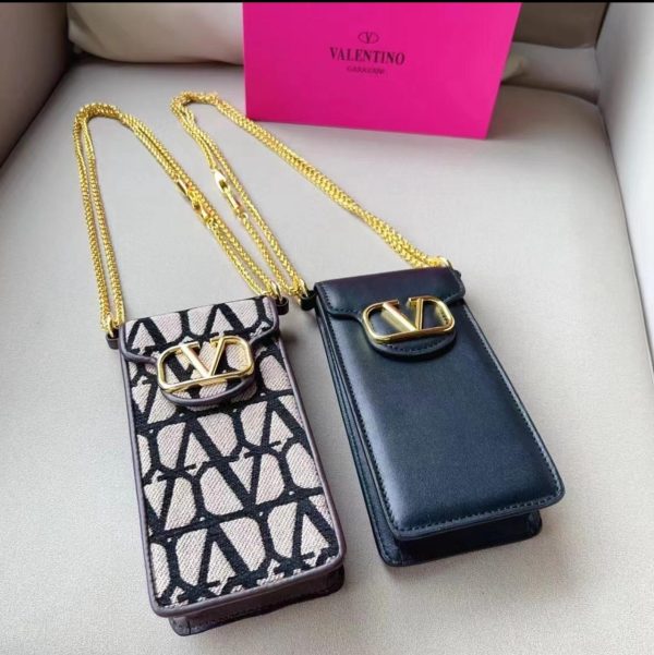 Valentino Loco Phone Case Leather With Chain - Image 2