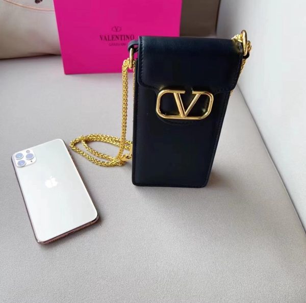 Valentino Loco Phone Case Leather With Chain - Image 4