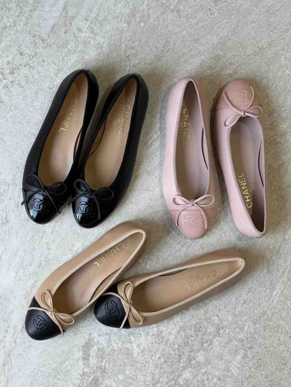 Chanel Two Toned Ballerina Flats