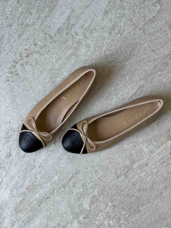 Chanel Two Toned Ballerina Flats - Image 2