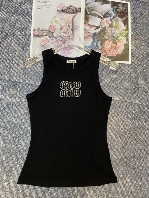 Miu Miu Logo Summer Tank Top