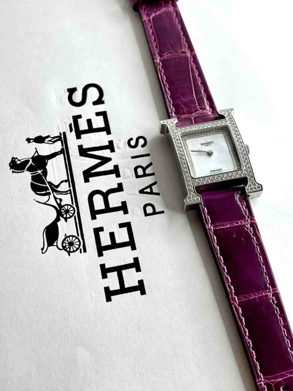 Hermes H Hour Quartz 21mm Ladies Watch - Image 5