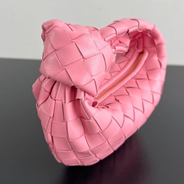Bottega Veneta Intrecciato Mini Jodie In Pink - Image 7