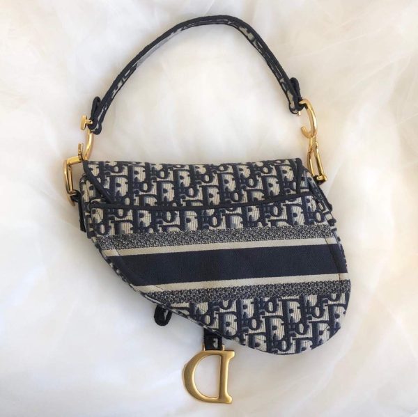 Dior Saddle Bag Dior Oblique Embroidery - Image 2