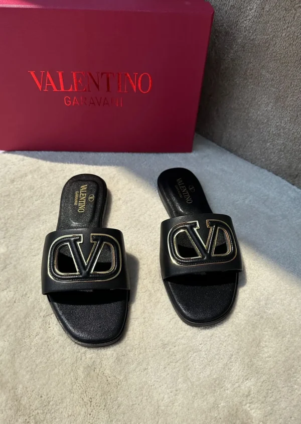 Valentino Garavani VLogo Cut-Out Sandals - Image 5