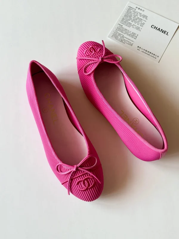 Chanel 21s Tweed Ballerina Flats