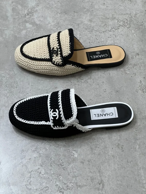 Chanel Crochet 23s CC Mules - Image 2