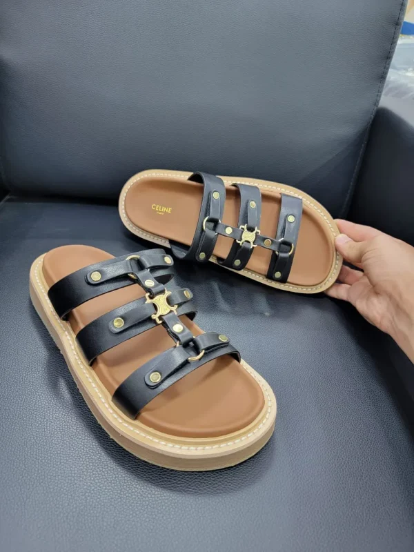 Celine Slides tippi in Calfskin - Image 4