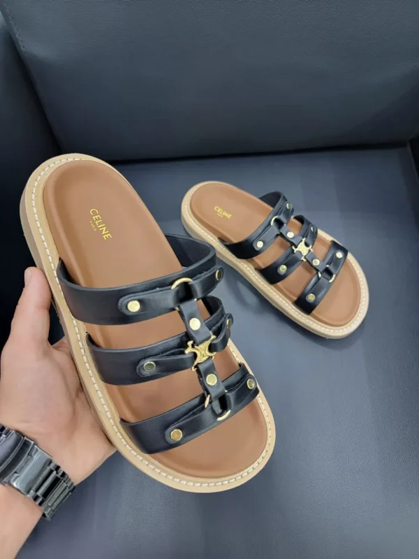 Celine Slides tippi in Calfskin - Image 6