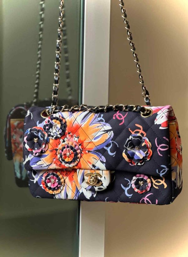 Chanel Multicolor Sequin Classic Flap Bag - Image 7