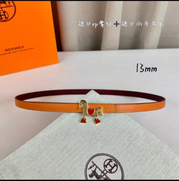 Hermes Leather Waist Belt For Women - Image 11
