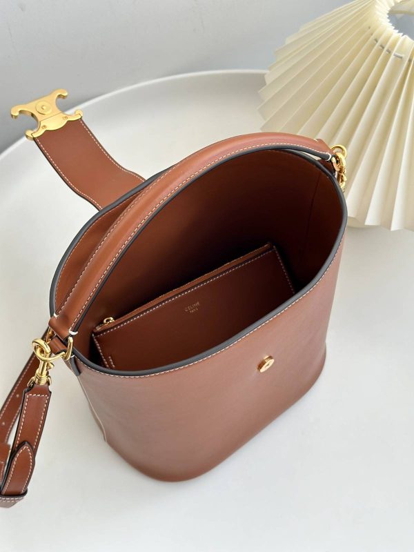 replica celine louise bucket bag brown