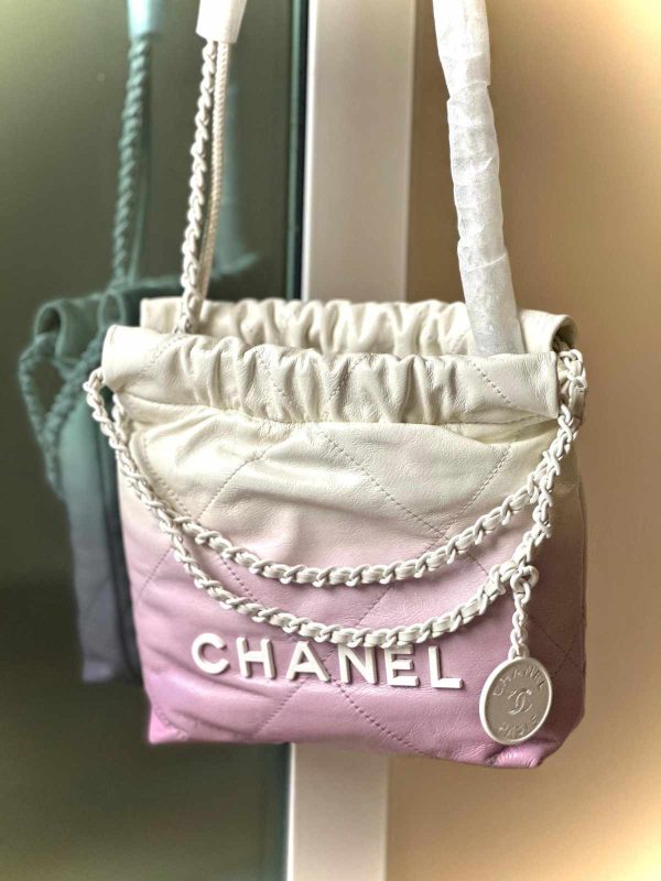 Chanel 2024 Mini Gradient 22 Hobo Bag - Image 4