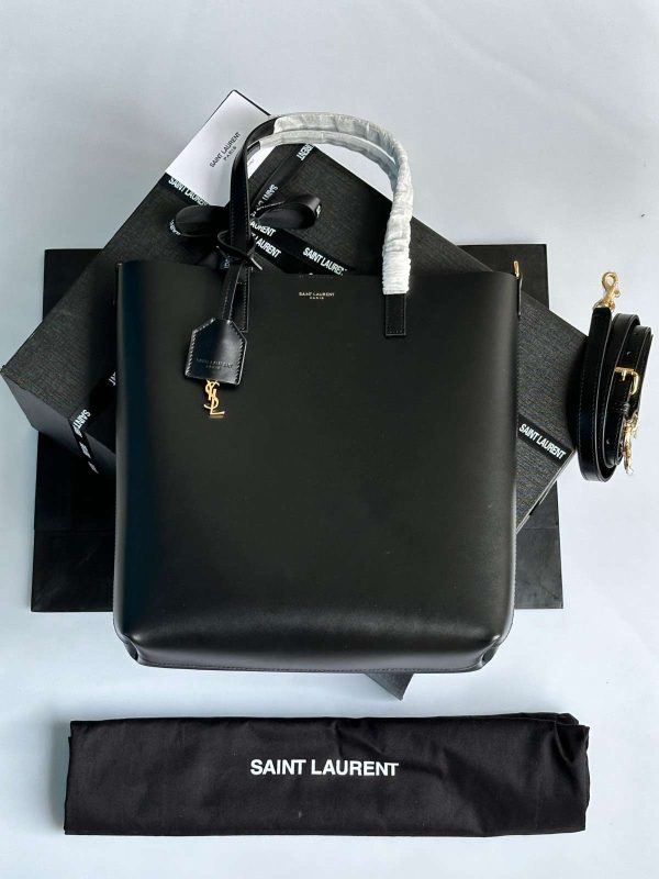 Saint Laurent Toy Leather Shopping Tote - Image 3