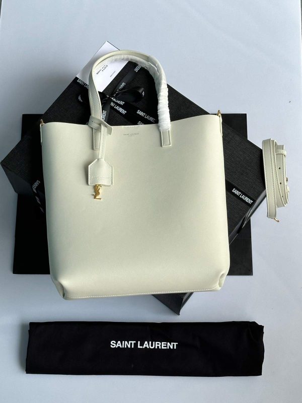 Saint Laurent Toy Leather Shopping Tote - Image 2