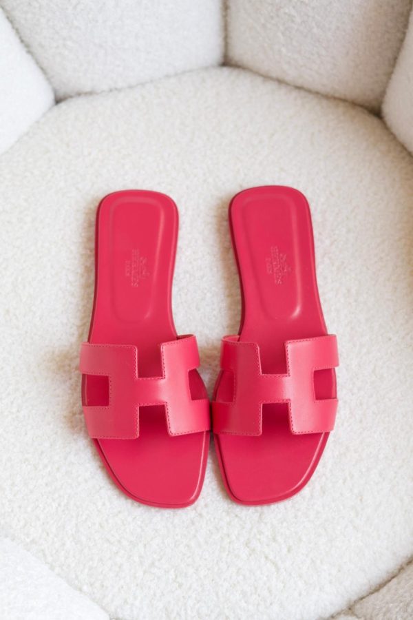 Hermes Oran Sandals Shiny Calfskin - Image 6