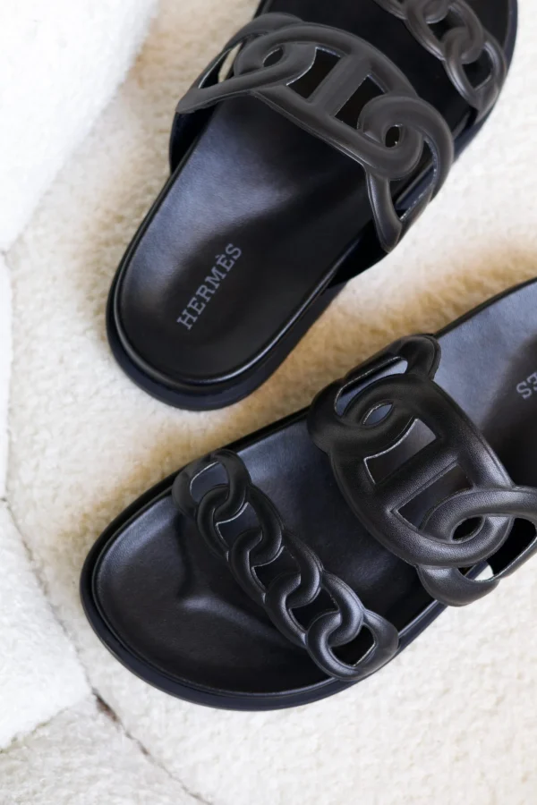 Hermès Extra Techno Sandal Naturel Calfskin - Image 5