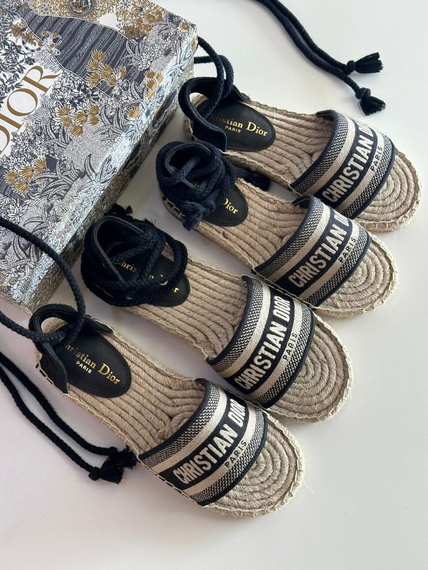 Dior Espadrilles Sandals For Women