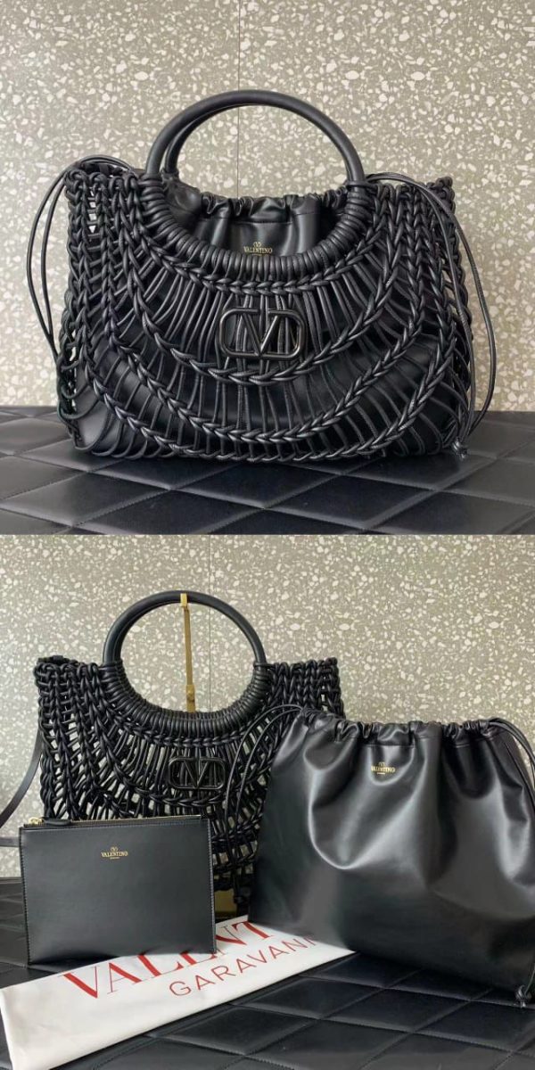 Valentino Garavani Women's Leather Allknots Tote Bag - Image 5