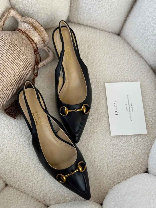 Gucci Women's Horsebit Slingback Ballet Flat - Image 6