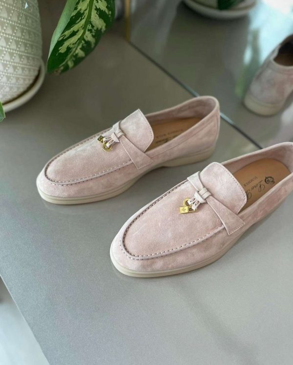 Loro Piana Summer Charms Walk Suede Loafers - Image 3