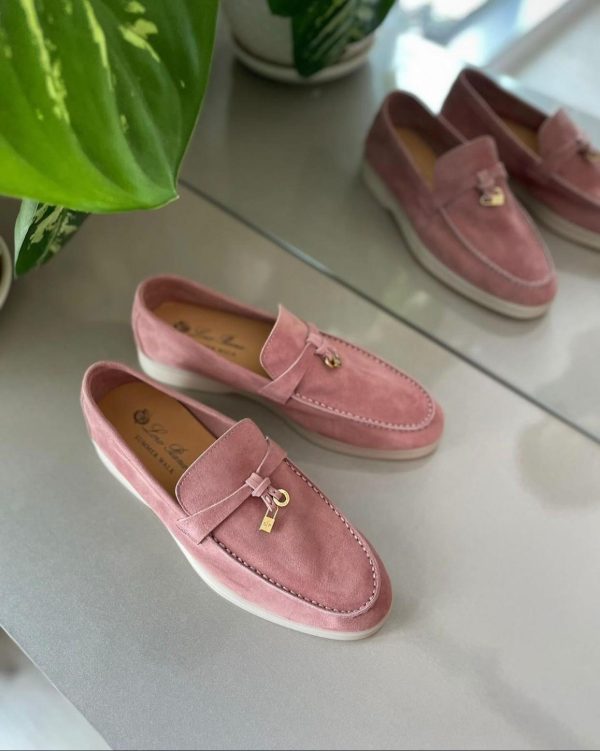 Loro Piana Summer Charms Walk Suede Loafers - Image 5