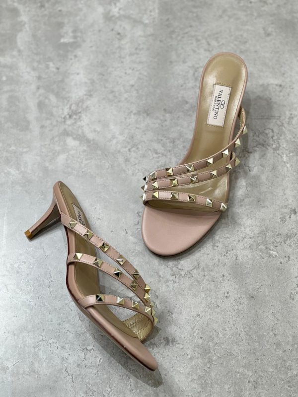 Valentino Garavani Pre Loved Rockstud Sandals - Image 2