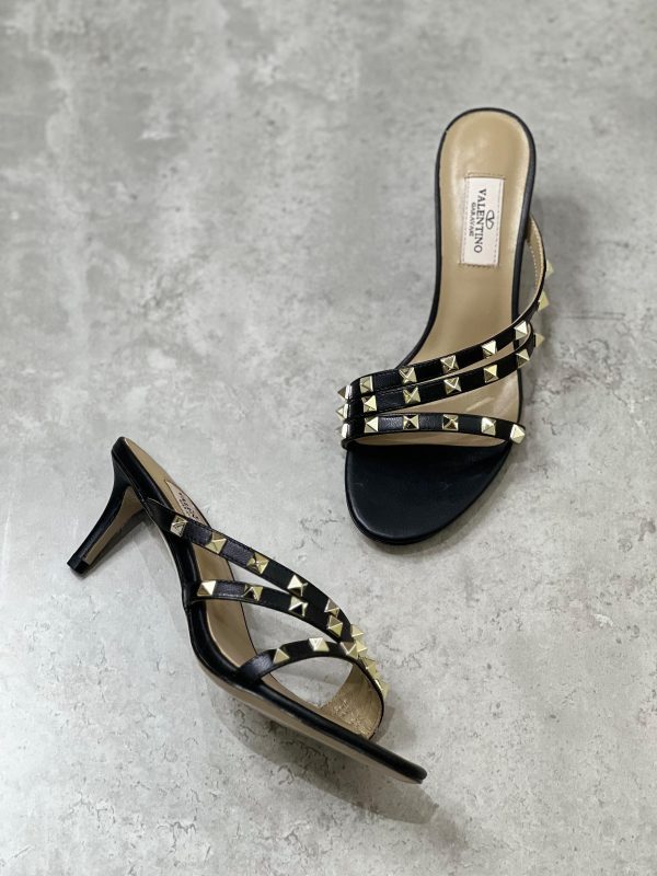 Valentino Garavani Pre Loved Rockstud Sandals - Image 3
