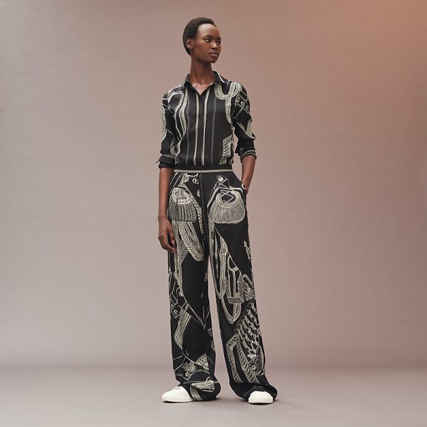 Hermes Pyjama "Zouaves et Dragons Finesse" Pants