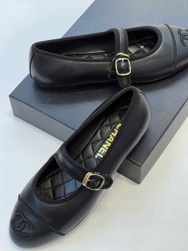 Chanel Double C Mary Jane Shoes - Image 3