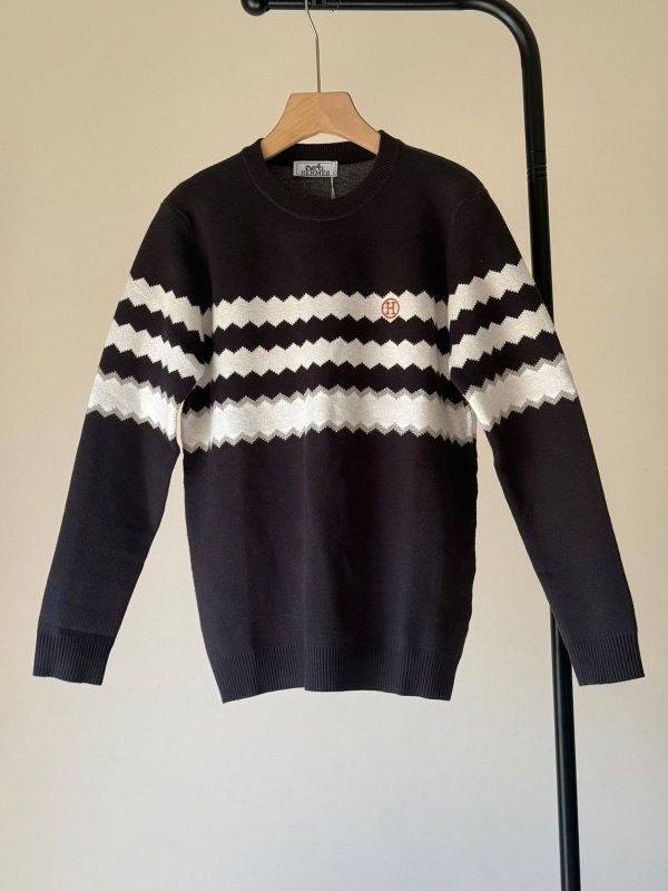 LV Damier Cashmere And Wool Blend Sweater - Image 3