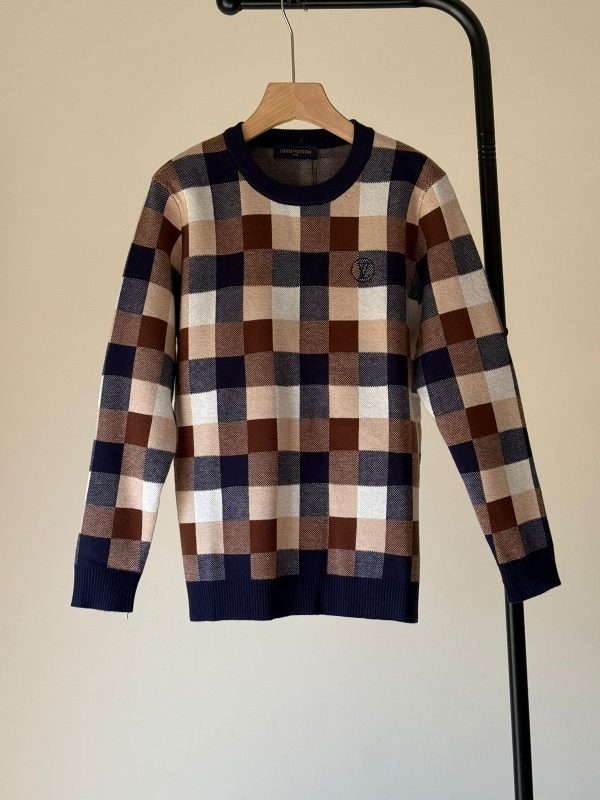 LV Damier Cashmere And Wool Blend Sweater - Image 2