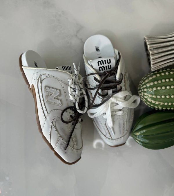 Miu Miu Women Nappa Sneakers - Image 3