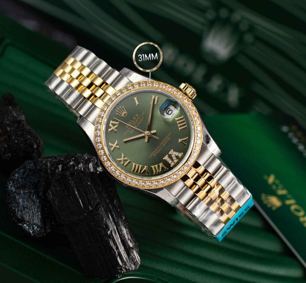 Rolex Datejust 31 Roman Dial Diamonds Women's Watch - Image 5