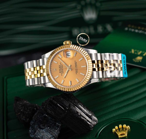 Rolex Datejust 31 Roman Dial Diamonds Women's Watch - Image 12