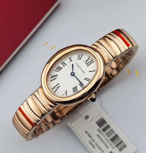 Cartier Baignoire Watch Gold Diamond Case - Image 11