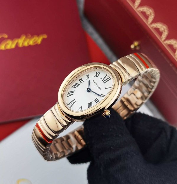 Cartier Baignoire Watch Gold Diamond Case - Image 10