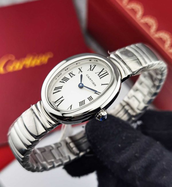 Cartier Baignoire Watch Gold Diamond Case - Image 2