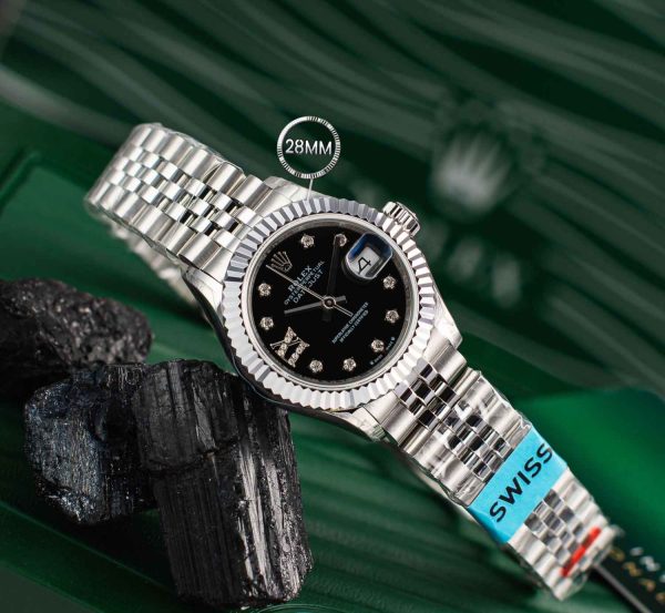 Rolex Datejust 31 Roman Dial Diamonds Women's Watch - Image 6