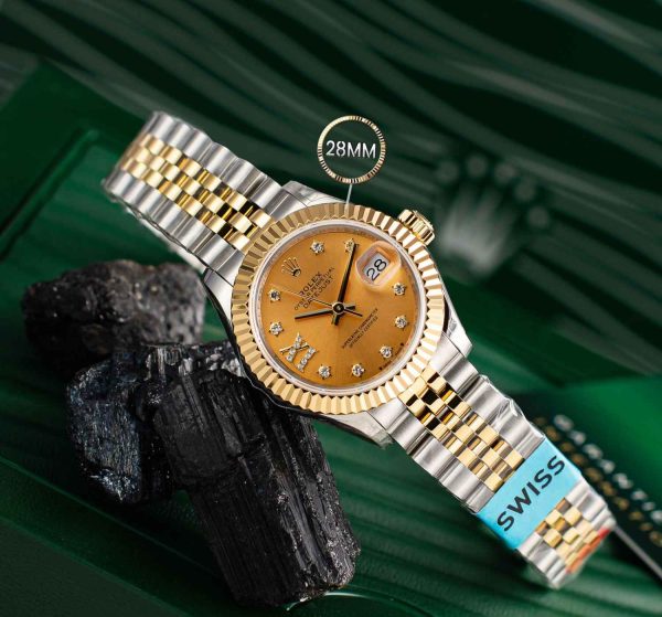 Rolex Datejust 31 Roman Dial Diamonds Women's Watch - Image 10