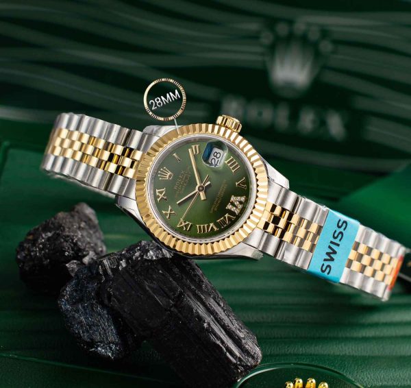 Rolex Datejust 31 Roman Dial Diamonds Women's Watch - Image 7