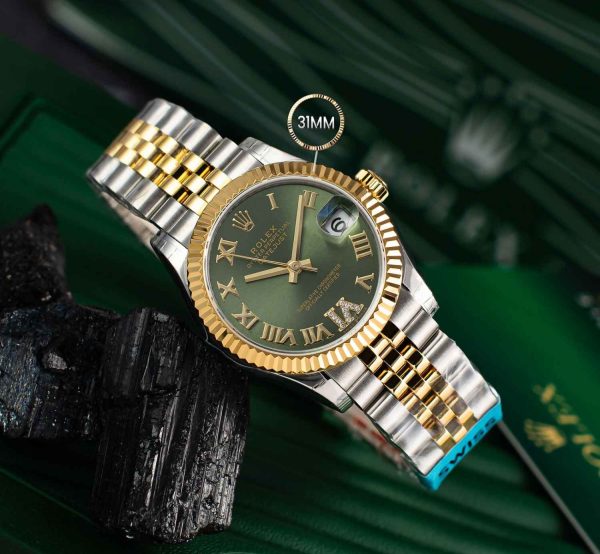 Rolex Datejust 31 Roman Dial Diamonds Women's Watch - Image 8