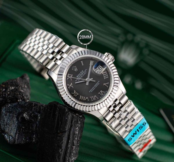 Rolex Datejust 31 Roman Dial Diamonds Women's Watch - Image 4