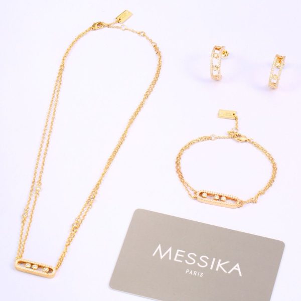 Messika Move Pavé Necklace Set - Image 2