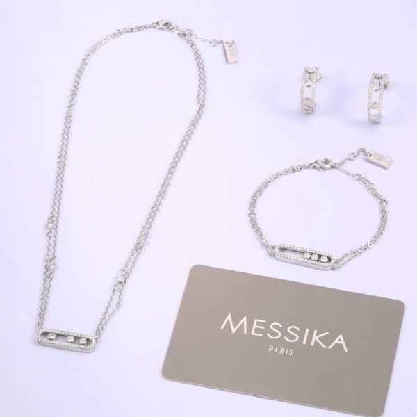 Messika Move Pavé Necklace Set