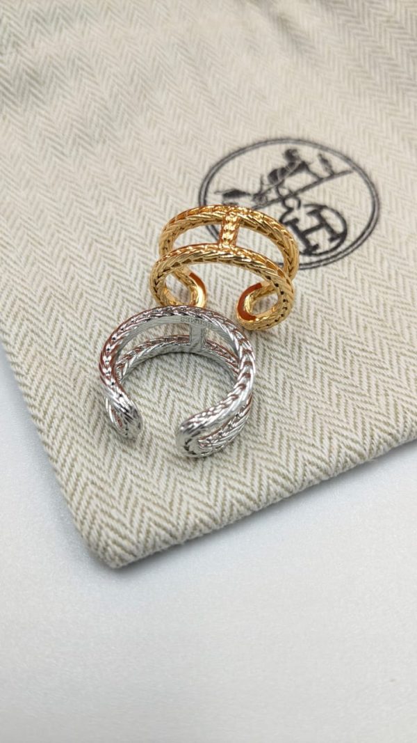 Hermes Chain D'Ancre Danae Band Ring
