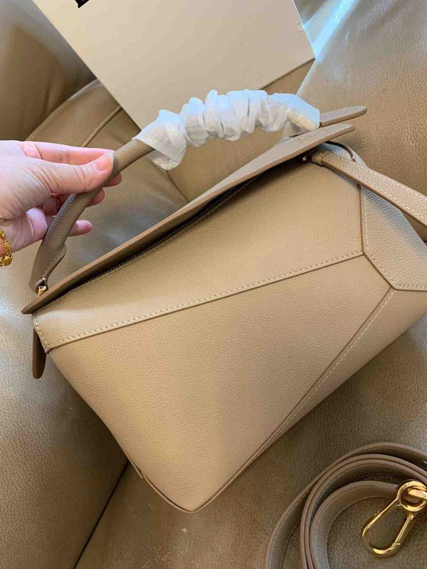 Small Puzzle bag in soft grained calfskin - Image 4