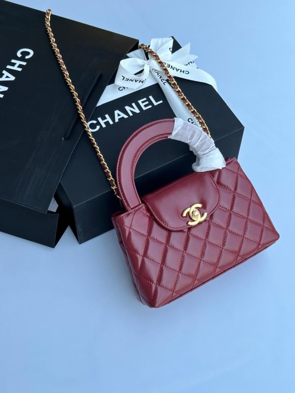 chanel kelly bag light red