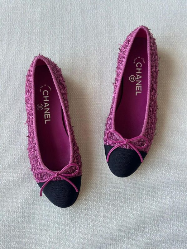 Chanel Cambon tweed ballet flats woman - Image 3