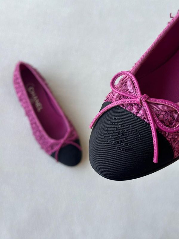 Chanel Cambon tweed ballet flats woman - Image 4